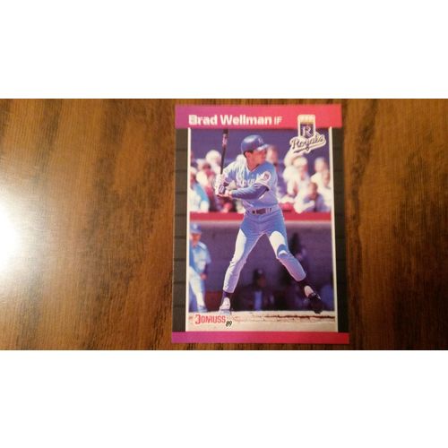 1989 Donrus Card # 380 Brad Wellman Mint (9) Kansas City Royals