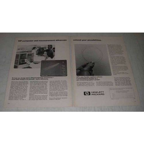 1980 Hewlett-Packard Ad - HP Flexible GC Capillary