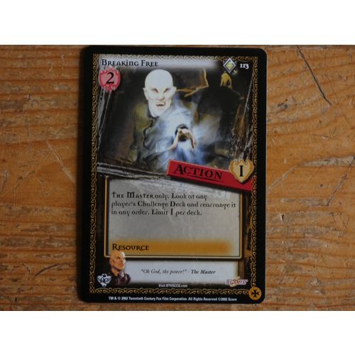 Buffy CCG - Breaking Free (Angel's Curse) #113 Limited Rare