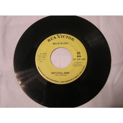Willie Nelson Promo 45-JOHNNY ONE TIME/SHE STILL GONE