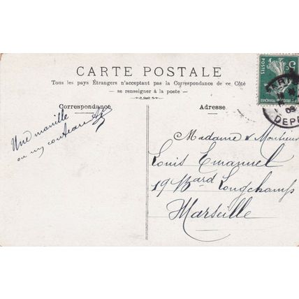 Place du Theatre Francais Paris France Postcard Used VGC