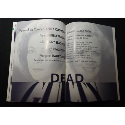 Hayley Mills & Jenny Seagrove Signed Dead Guilty Playbill/personal photo, London