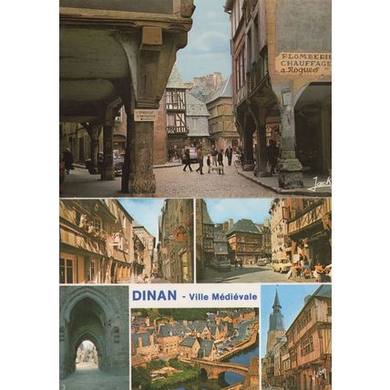 Dinan The Cordeliers Square 2x French Postcard s