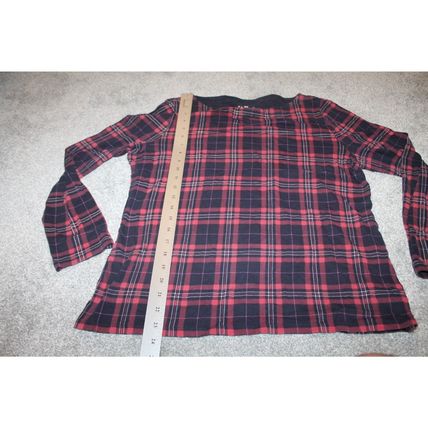 Womens Talbots Size XL Shirt Flannel Shirt Long Sleeve Plaid Fall Winter Cloths
