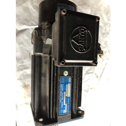 TOYODA 20BM090BXDT0,SERVO MOTOR,SANYO DENKI R12A831802,SHAFT DIA. 7/8",CK