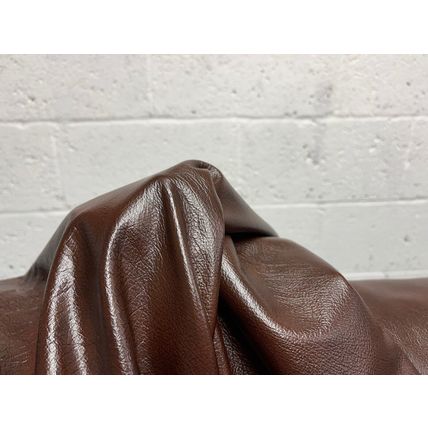 Italian Full Whole Leather Cow Hide Colour Antique Rust, 48 sq ft per hide