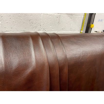 Italian Full Whole Leather Cow Hide Colour Antique Rust, 48 sq ft per hide