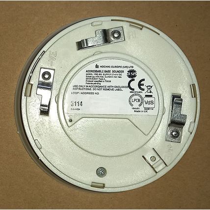 YBO-BS Hochiki Sounder Base Addressable Base Sounder - Hochiki ESP Sounder Base