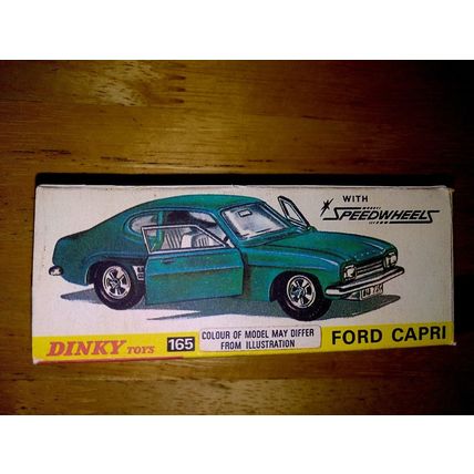 Dinky No165 Ford Capri - Replica / Repro Box