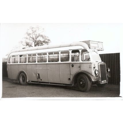 Black & White Photograph of Yorkshire Traction Co. Ltd. - AHE 790