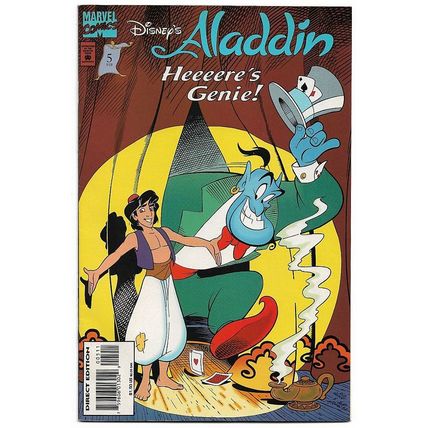 Aladdin #5 (1995) *Marvel Comics / Cover Artwork By Richard Hoover / Disney*
