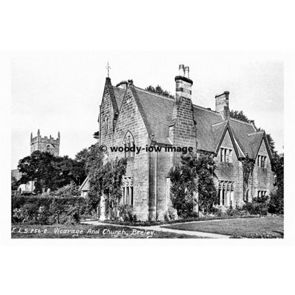 pt7102 - Vicarage & Church , Beeley , Derbyshire - Print 6x4
