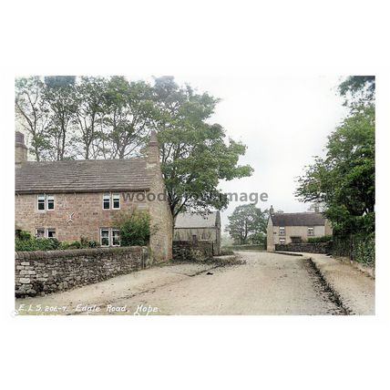 ptc1186 - Hope , Edale Road , Derbyshire - print 6x4