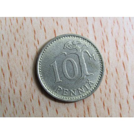 Finland 1969 10 Pennia Coin