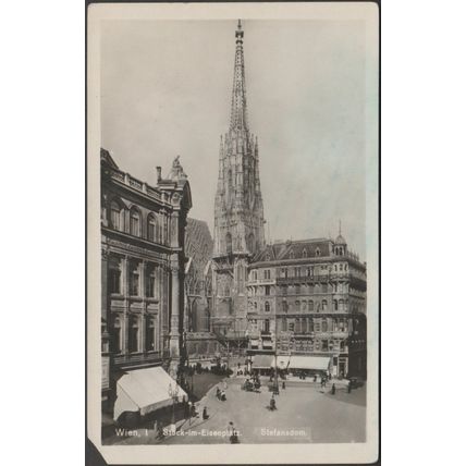 Stafansdom, Stock-im-Eisenplatz, Wien, 1930 - Ledermann Foto-AK