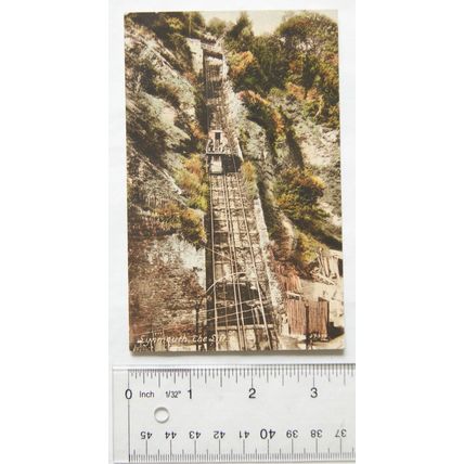 vintage postcard Lynmouth The Lift