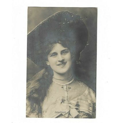 Miss Zena Dare. The Wrench Series Postcard.