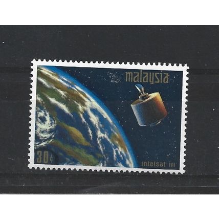 Malaysia.SG63 30c "Intelsat III" in Orbit.Mounted Mint.May25