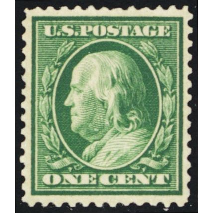 357, Mint VF NH 1¢ Blue Paper - With PFC Certificate - Stuart Katz