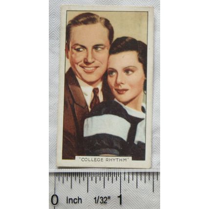 1935 Gallaher's Film Scenes No. 43 College Rhythm
