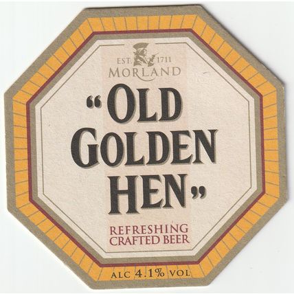 BEER MAT - MORLAND BREWERY - OLD GOLDEN HEN - (Cat No 107) - (2011)