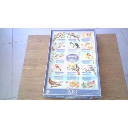 BIRDS OF THE BRITISH ISLES Jigsaw Puzzle (500 Piece) Arrow Puzzles (1985)