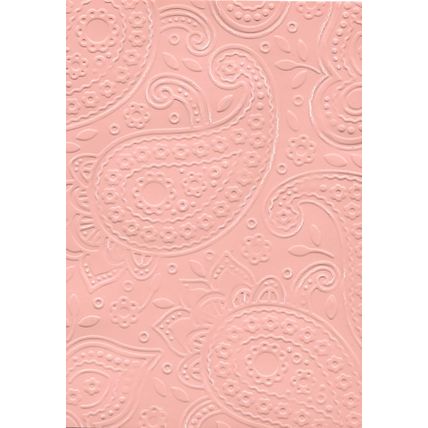 5"x7" Embossed Paper. 10 Sheets. Paisley (35a). Cardmaking Scrapbooking Crafts
