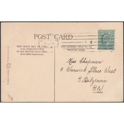 St Gabriel's Church, Belgravia, London, 1904 - C Painter Postcard