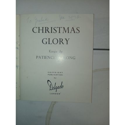 CHRISTMAS GLORY by Patience Strong