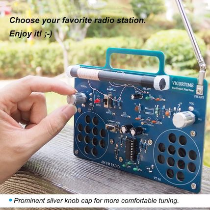 AM/FM Radio Kit | Soldering Project DIY Kit for Practicing Teaching Electronics