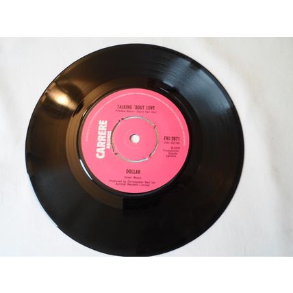 7" 1978. DOLLAR , SHOOTING STAR. EMI 2871. TALKING 'BOUT LOVE. EXCELLENT