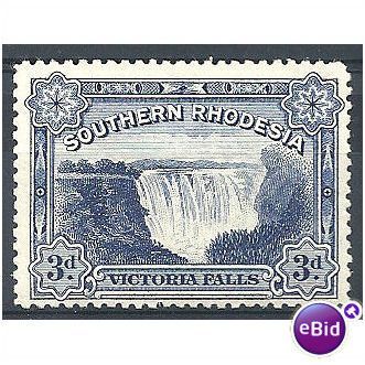 Southern Rhodesia 1932 SG30 3d Deep Ultramarine.Mounted Mint.