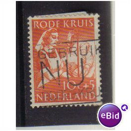 NETHERLANDS 1953 RED CROSS 10C F/U SG772