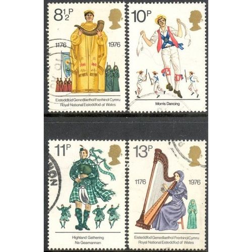 Great Britain1976 British Cultural Traditions Used 2 SG1010-1013 Sc790-793 stamp