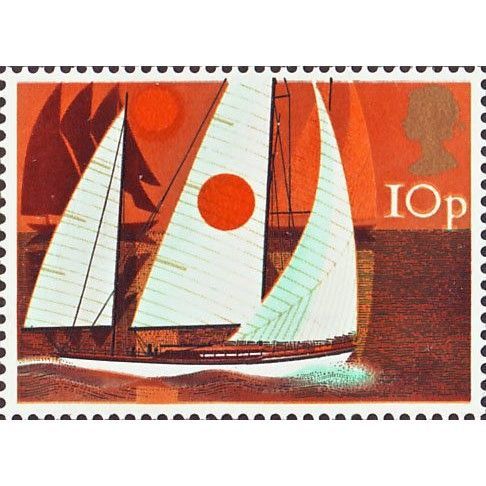 Great Britain 1975 Sailing 10p Cruising Yacht Unmounted Mint NHM 2 SG 982 Sc 747