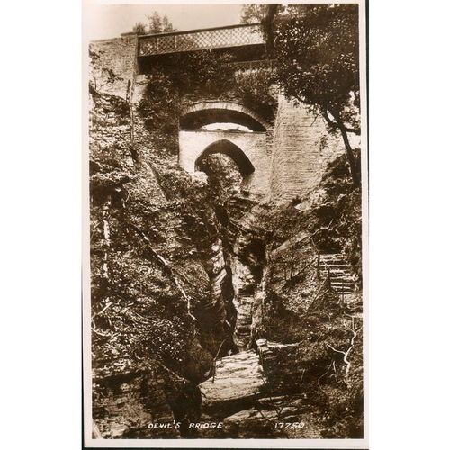 Devil's Bridge, Caernarfonshire, Wales - Valentine & Sons Ltd. - 17750