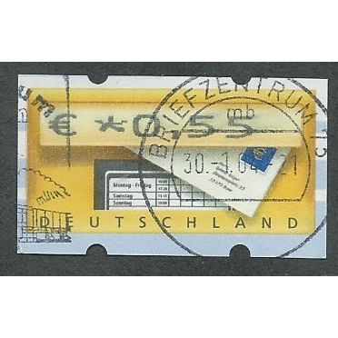 GER €0.55 'DEUTSCHLAND' MACHINE LABEL (EBID43-295)