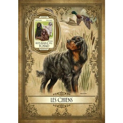 TCHAD 2017 SHEET MNH DOGS CHIENS PERROS HUNDEN CANI CAES 1A