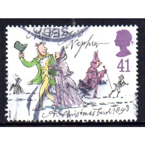 GB 1993 Christmas - A Christmas Carol 41p Used