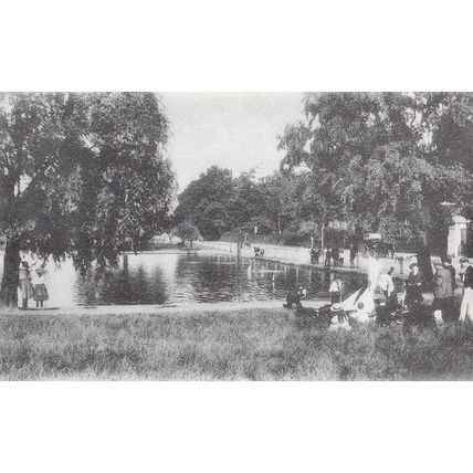 Prince Of Wales Pond Blackheath London in 1905 Postcard