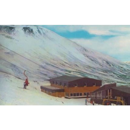 Glenshee Chairlift Skiing Ski Resort Scotland Postcard