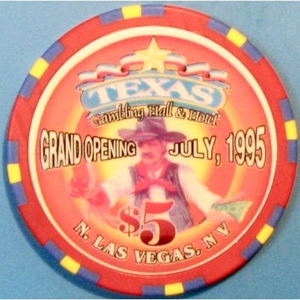 Texas. $5 Casino Chip. N. Las Vegas, NV. X48.