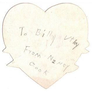 VINTAGE ' VALENTINE CARD ' Dog in Airplane card 1930s