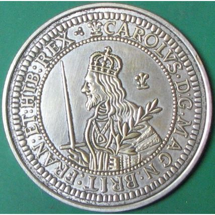 1643 King Charles, UK. Challenge Coin, Souvenir. Replica. 97.