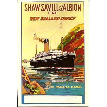 Advertising SHAW SAVILL & ALBION New Zealand Postcard (Santoro M610)