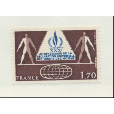France Scott #1623, Human Rights Issue From 1978