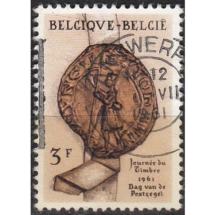 Belgique 1961 Michel 1235 O Cote (2008) 0.25 € Sceau de l'Echevin Jan Bode
