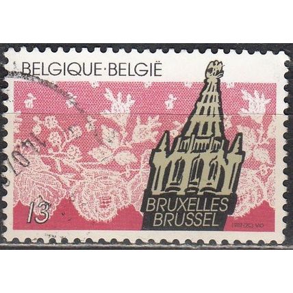 Belgique 1989 Michel 2369 O Cote (2008) 0.25 € Dentelle de Bruxelles Cachet rond