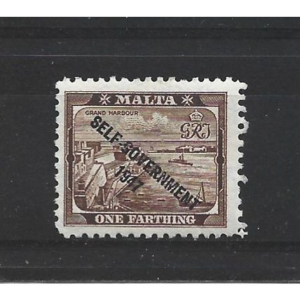 Malta.SG234 1/4d Grand Harbour,Valletta.Mounted Mint.Apr25h