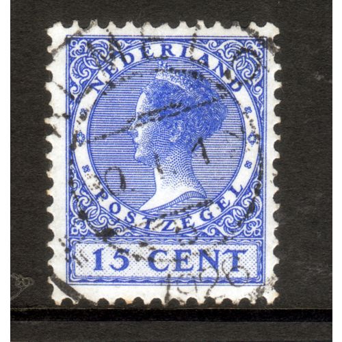 NETHERLANDS 1924 SG 320A 15c BLUE FINE USED #4